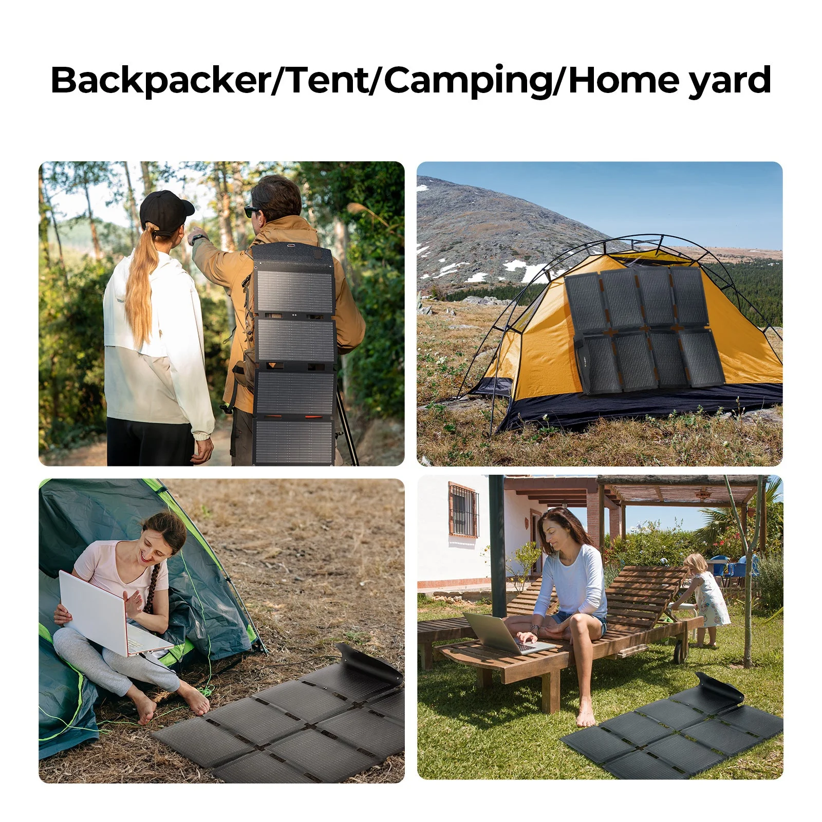 BougeRV 100W N-Type Fiberglass Foldable Portable Solar Panel - Image 6