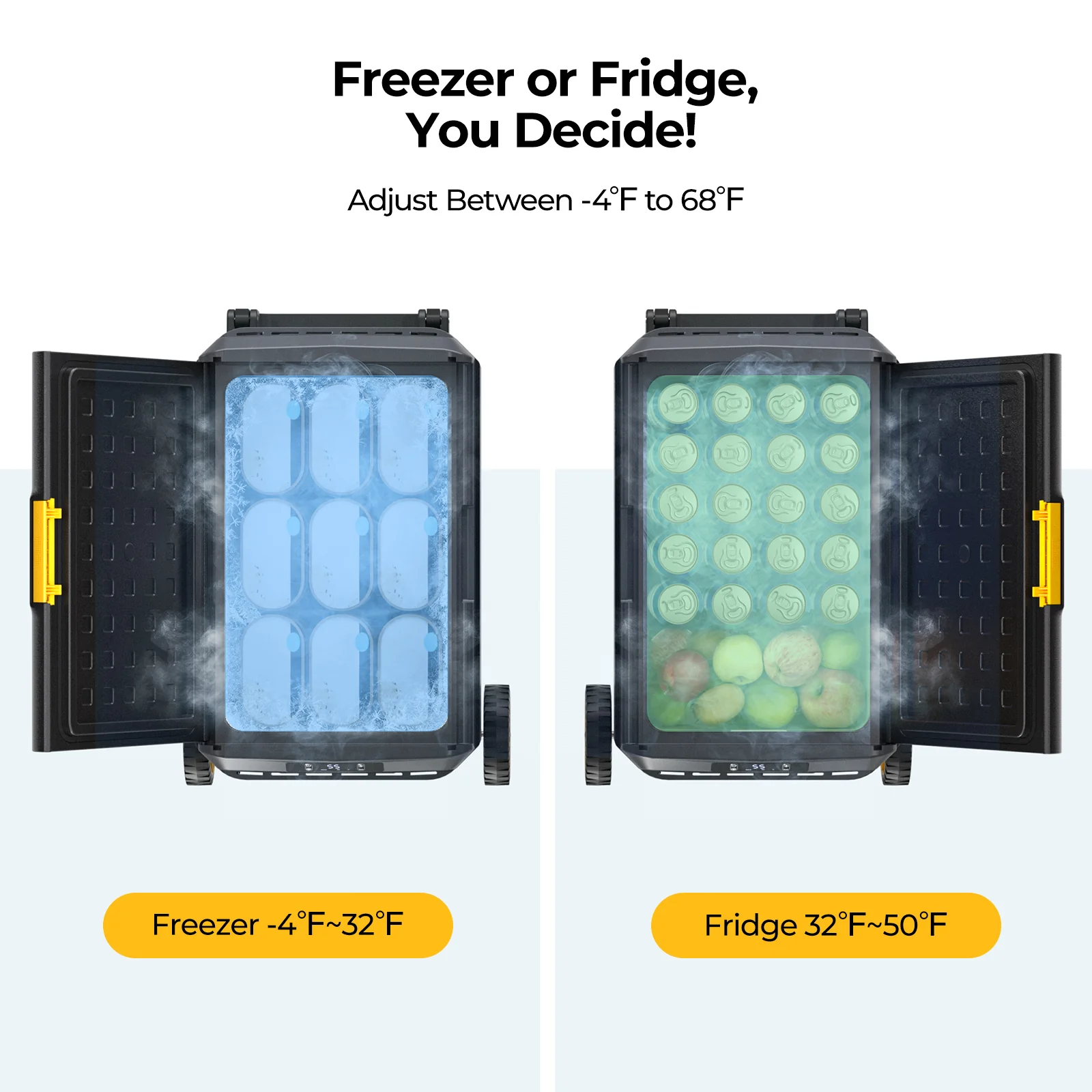 BougeRV CRS 63QT 12 Volt Portable Car Fridge - Image 3