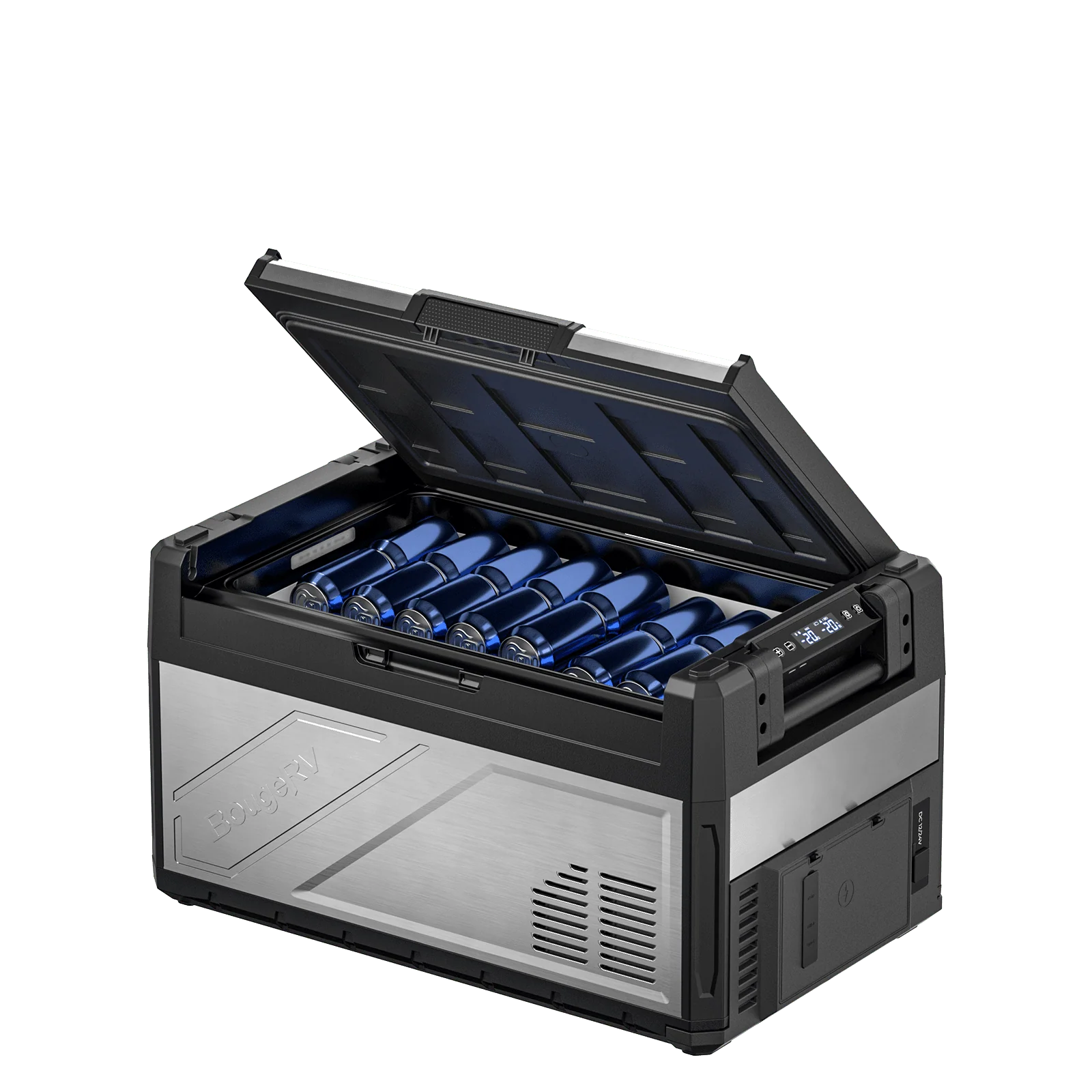 BougeRV New Rocky V3.0 41QT Dual Zone 12V Car Fridge with 240Wh Battery - Image 3