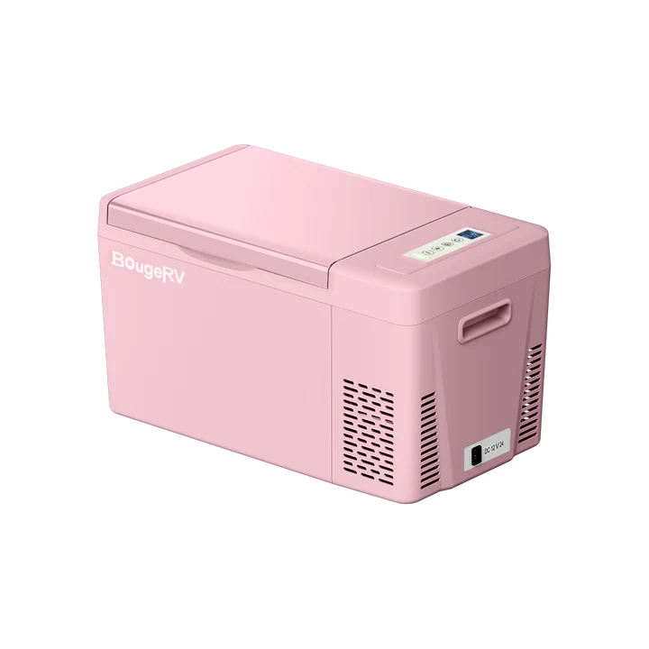 BougeRV 12V 23 Quart Colorful Pink Portable Fridge - Image 12