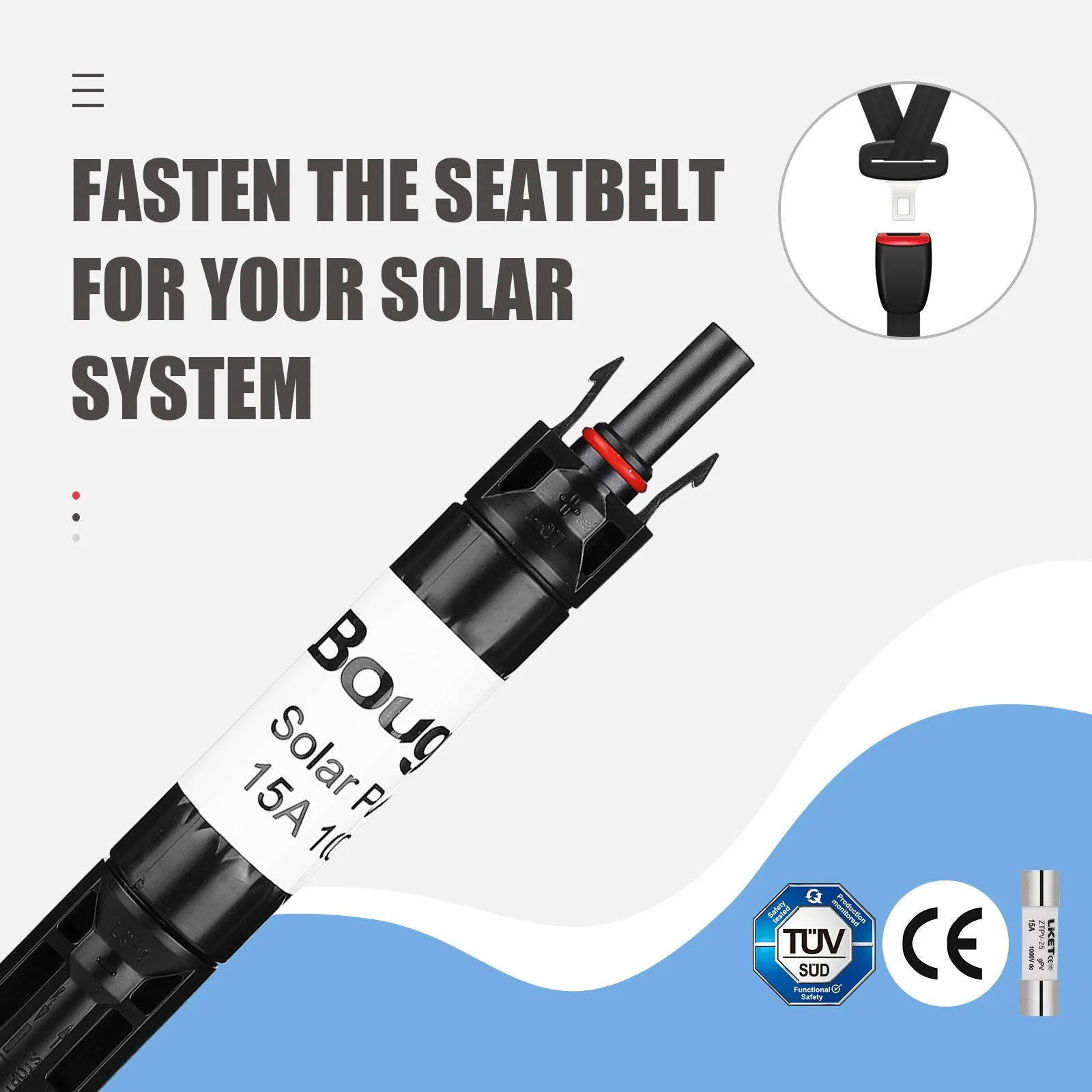 15A Solar Fuse Holder - Image 3