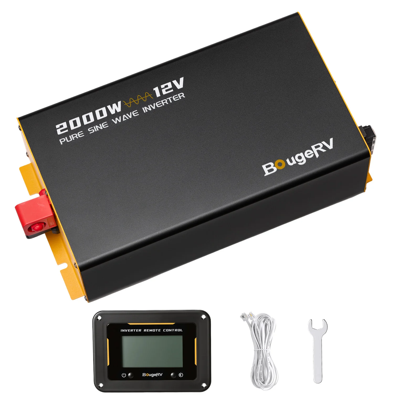 BougeRV 2000W 12V Pure Sine Wave Inverter with Bluetooth - Image 11
