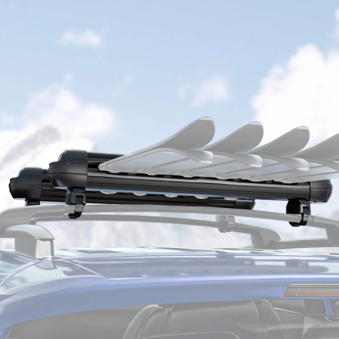 BougeRV 28'' Ski & Snowboard Racks with Anti-Theft Lock - Image 4