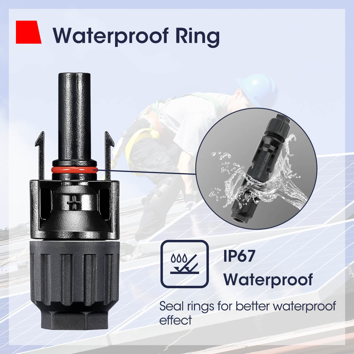 (10AWG) 44PCS Solar Connector with Spanners IP67 Waterproof Male/Female - Image 7