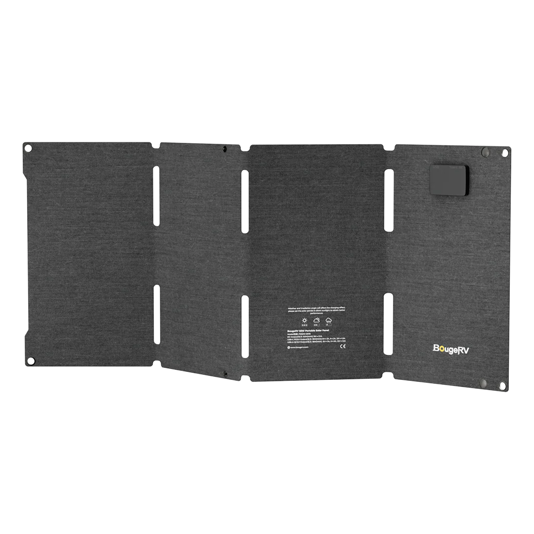 BougeRV 50W Fiberglass Flexible Portable Solar Panel - Image 3