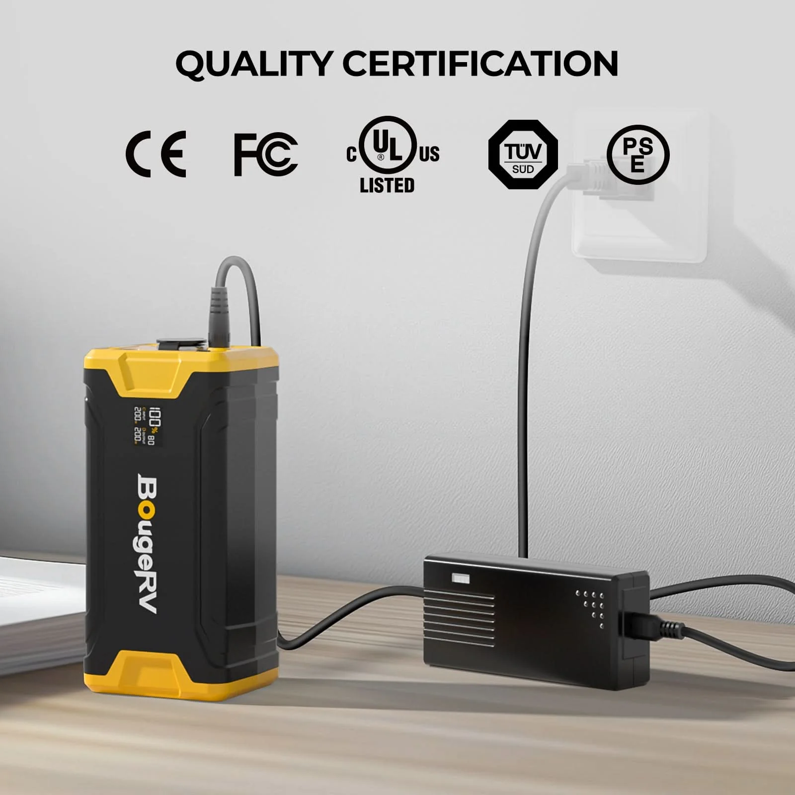 BougeRV 63W AC Power Cord for JuiceGo and 220Wh Power Supply - Image 7