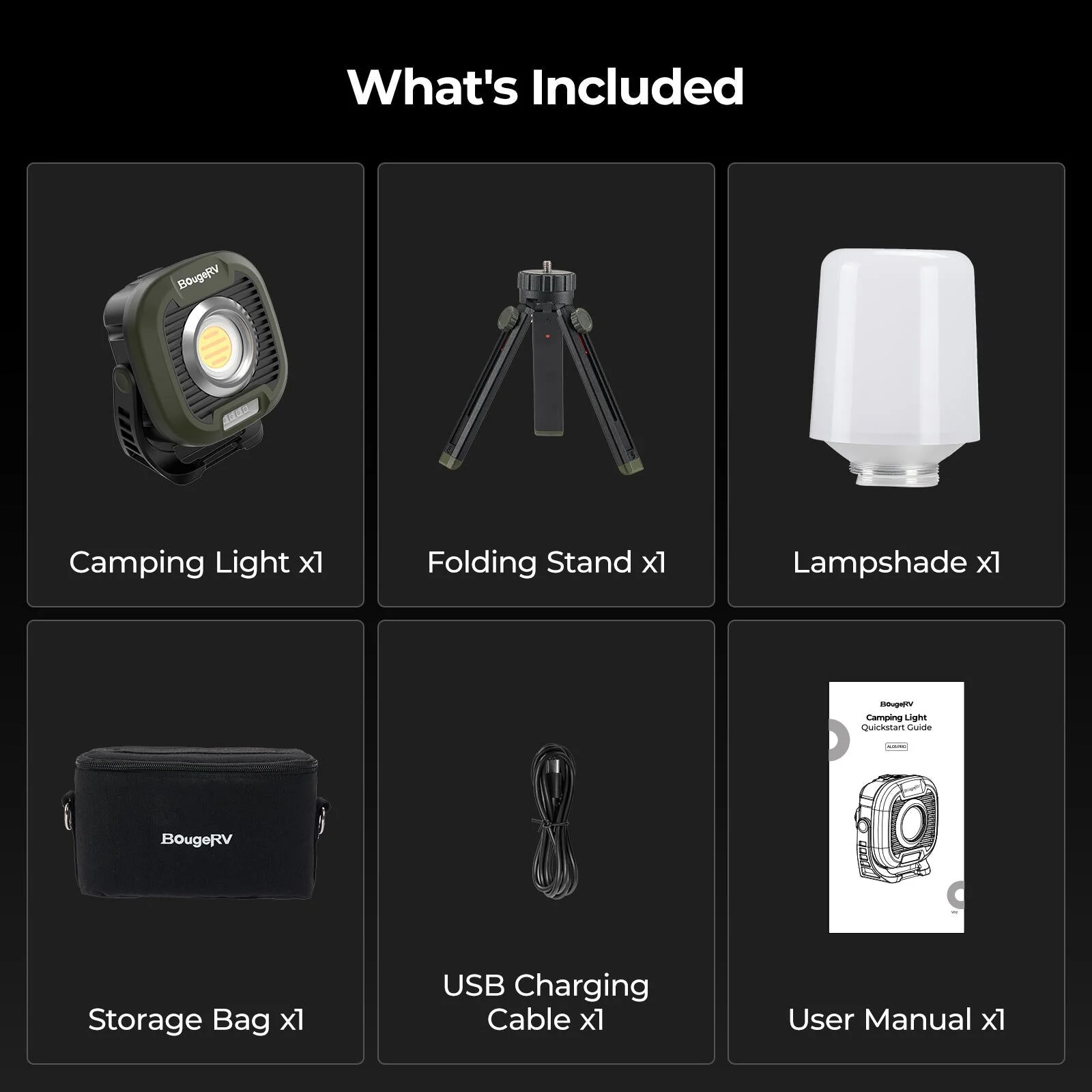 BougeRV AL05 PRO Multifunctional Area Light Waterproof Camping Light - Image 13