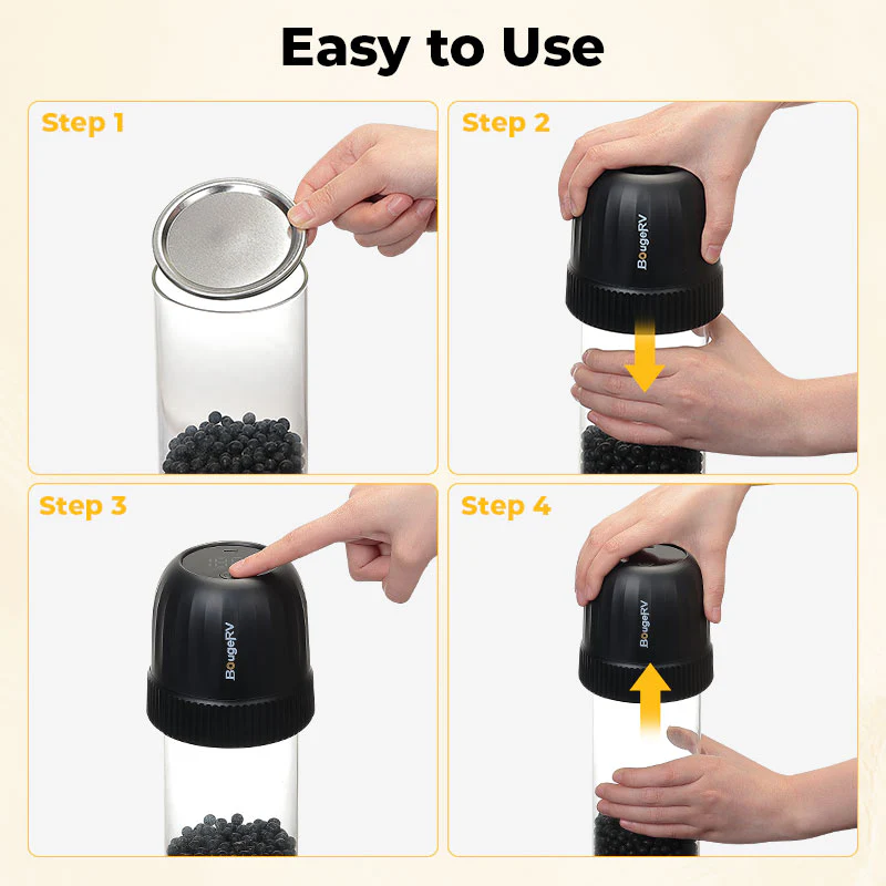 BougeRV Auto Stop Mason Jar Vacuum Sealer Kit - Image 4