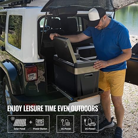 BougeRV 12V 30 Quart (28L) Portable Fridge Black Kit - Image 7