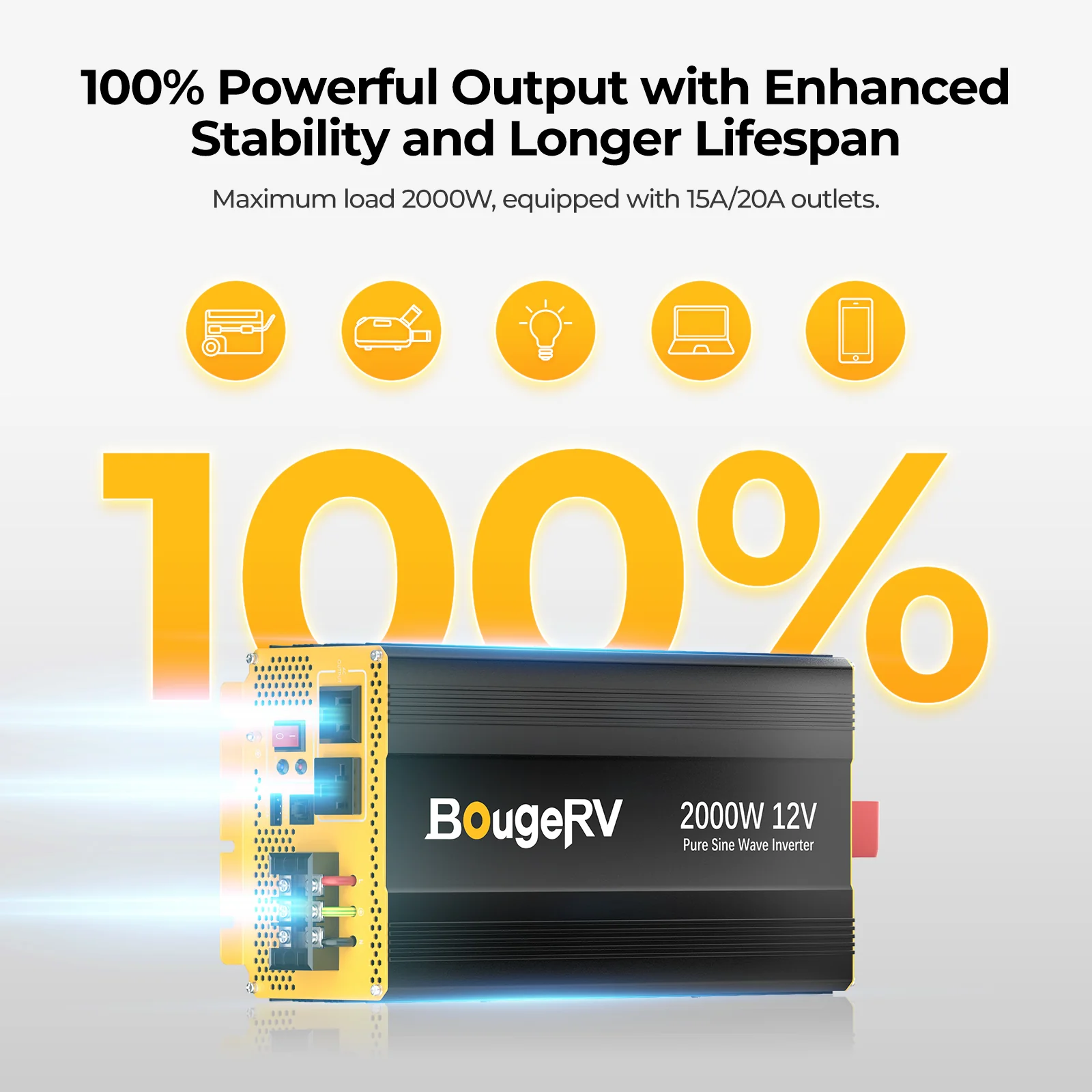 BougeRV 12V 400 Watt CIGS Flexible Solar System Kit - Image 21