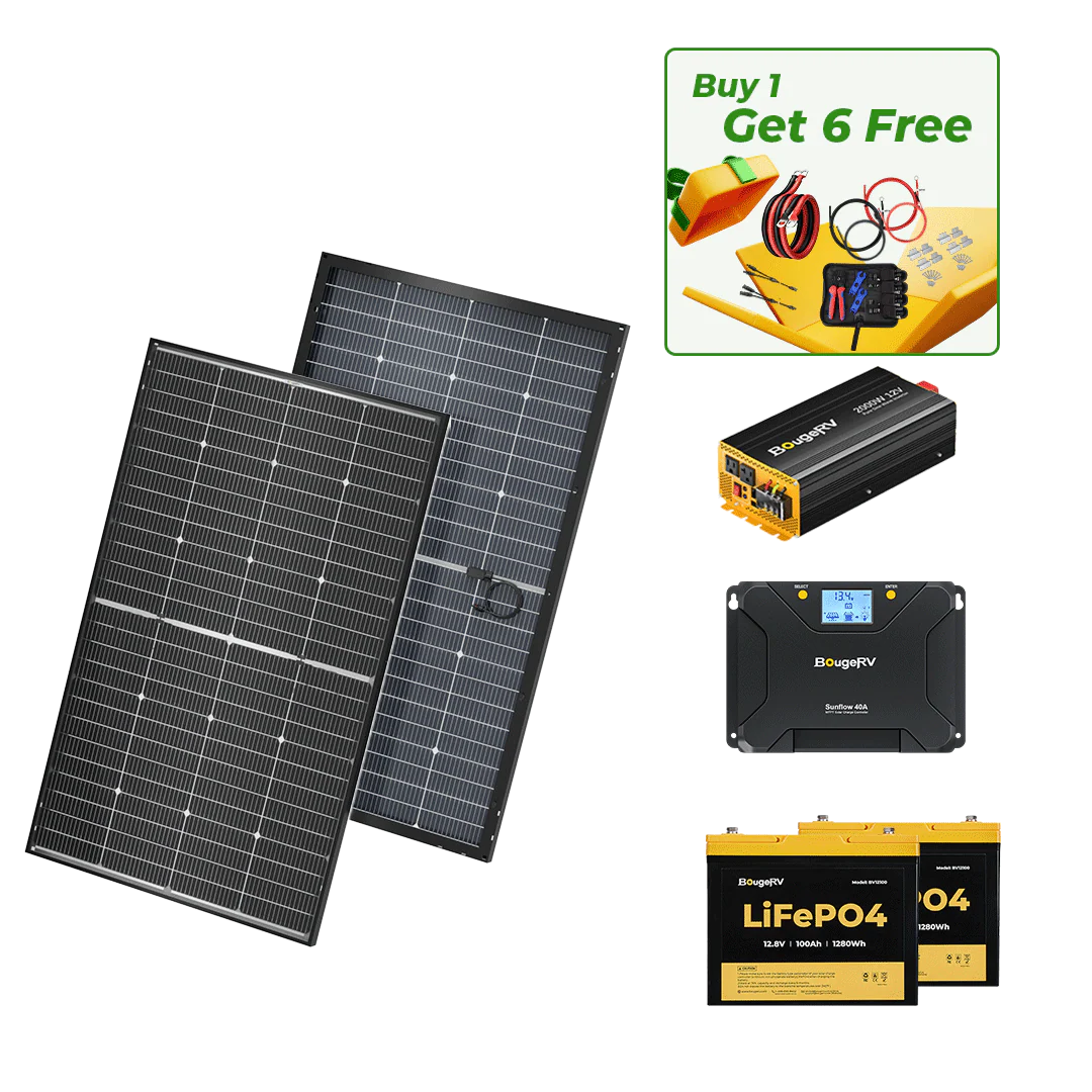BougeRV 12V 400 Watt Rigid Solar System Kit - Image 31