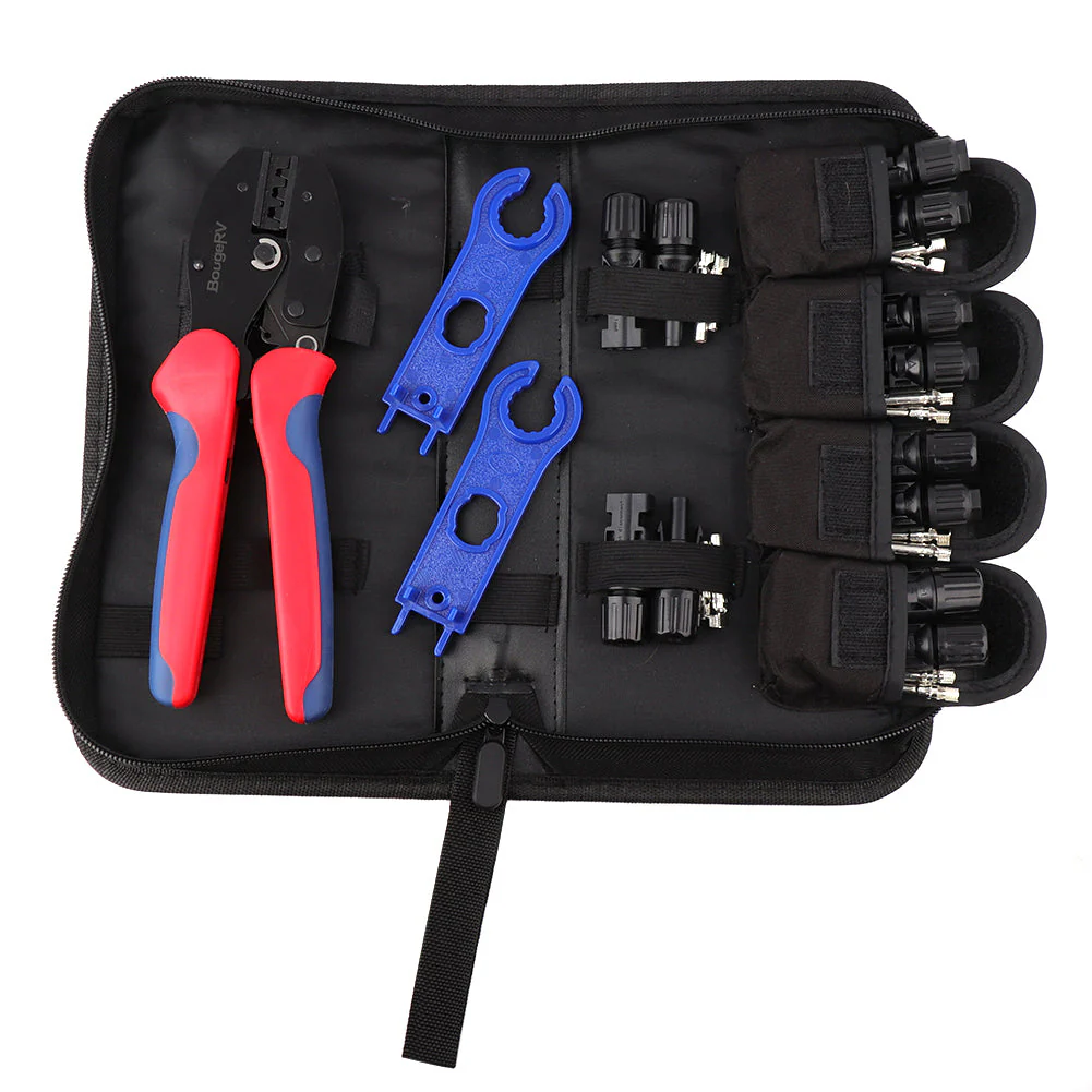 Solar Connectors Crimp Tool Kit for 10/11/12/13 AWG Solar Wire 6 Pairs - Image 10