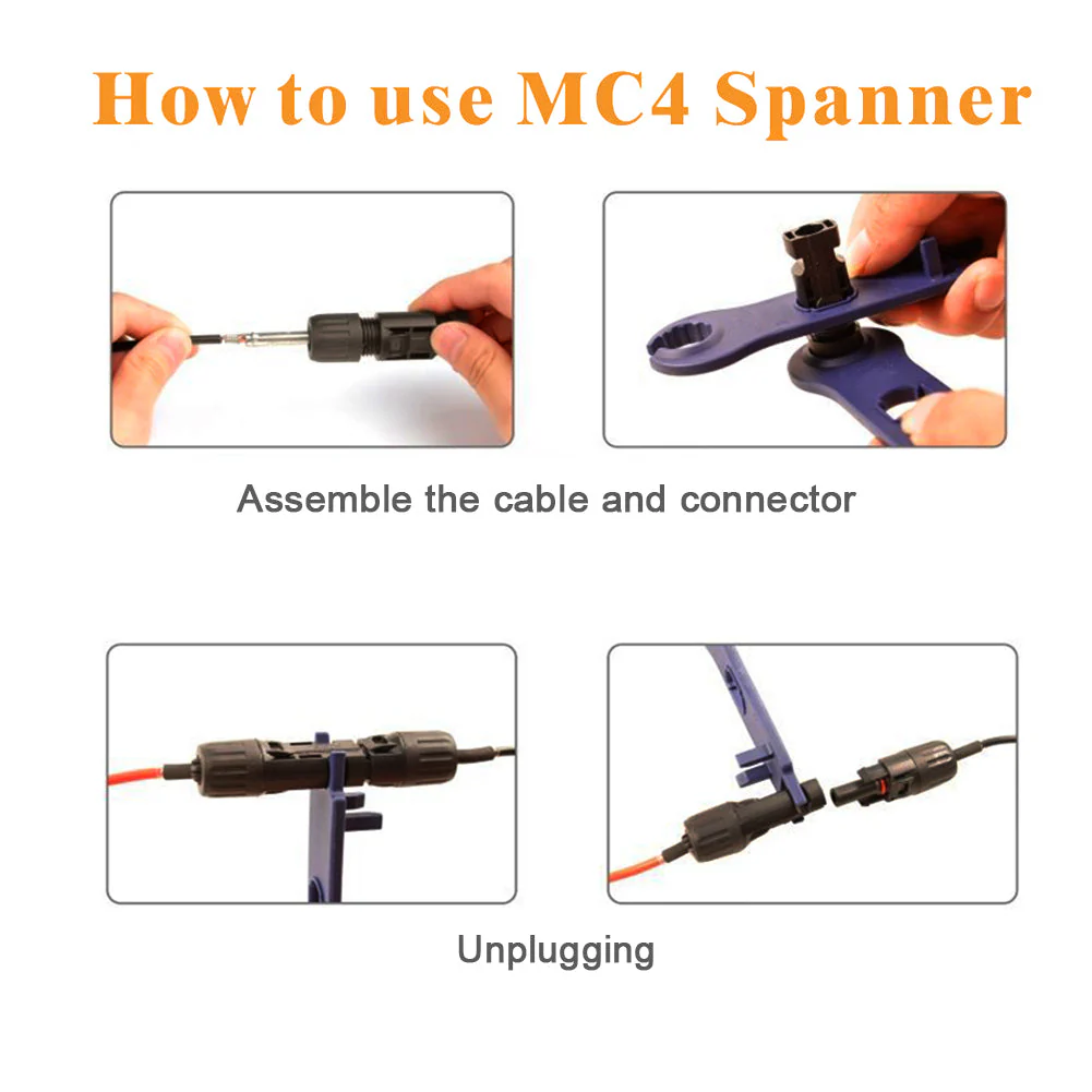 Solar Connectors Crimp Tool Kit for 10/11/12/13 AWG Solar Wire 6 Pairs - Image 9