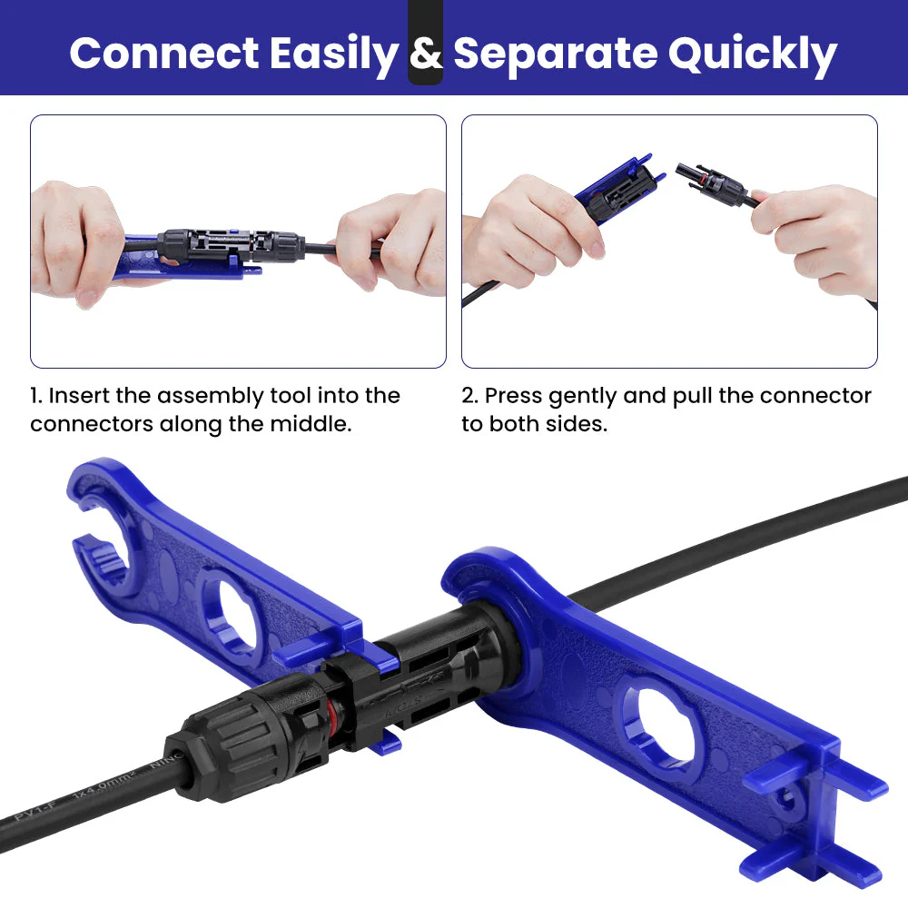 1 Pair Solar Connector Tool Assembly Spanners - Image 5