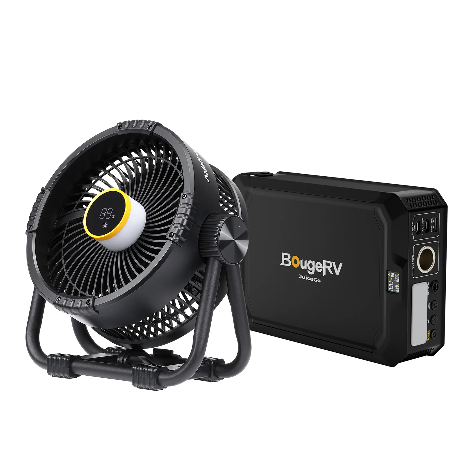 BougeRV F01 Portable 20,000mAh Cordless Battery Outdoor Fan - Image 5