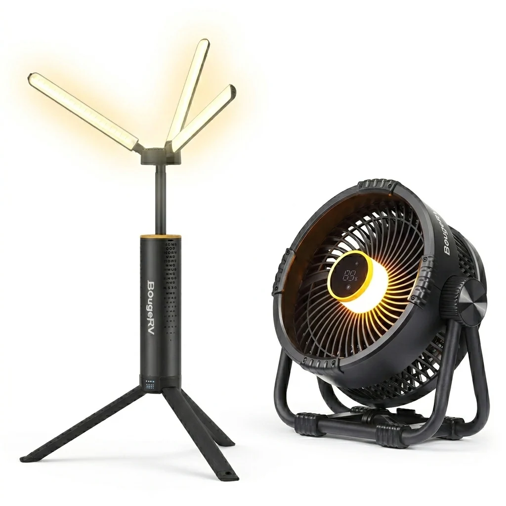 BougeRV F01 Portable 20,000mAh Cordless Battery Outdoor Fan - Image 6