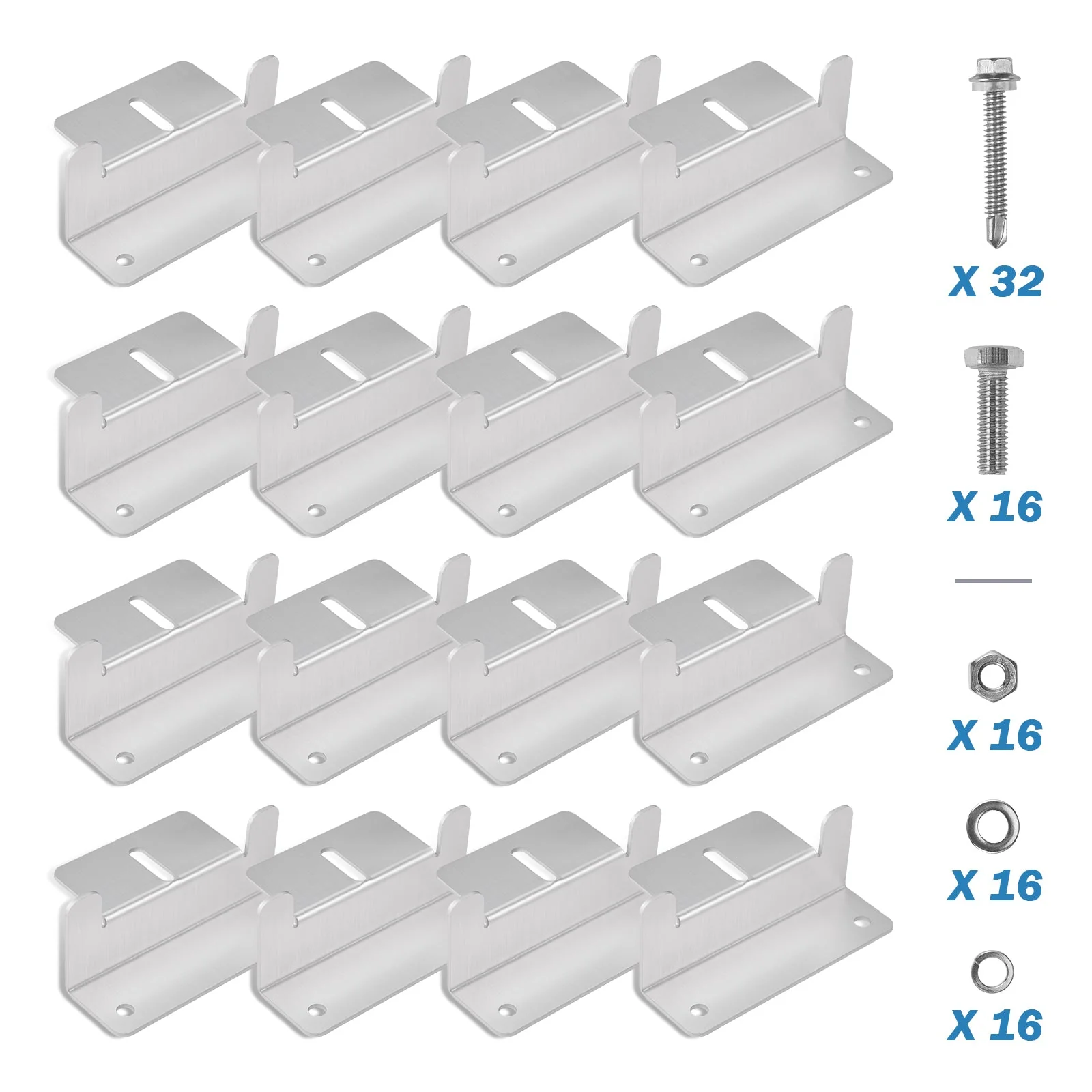 Solar Panel Mounting Z Bracket Mount Kits Supporting - Image 11