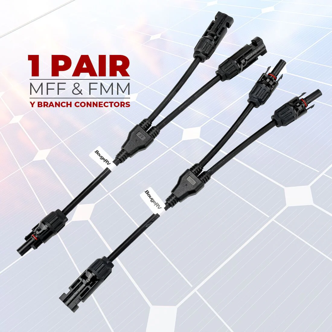 Solar Connectors Y Branch Parallel Adapter Cable Wire - Image 11